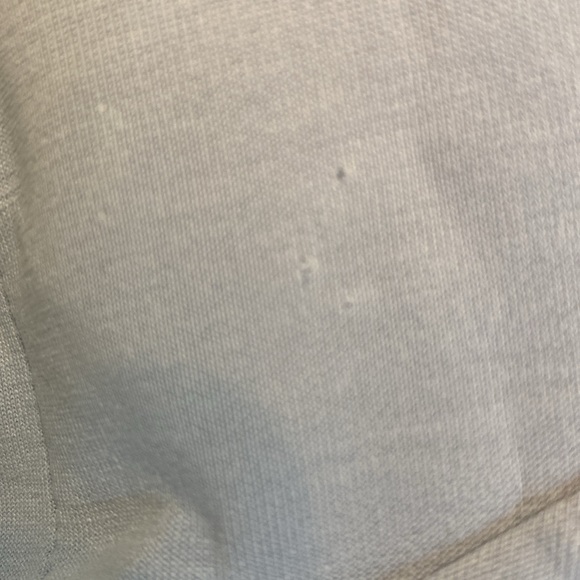 Athleta Seasoft Bubble Hem Hoodie in light blue gray Size L - Picture 16 of 16